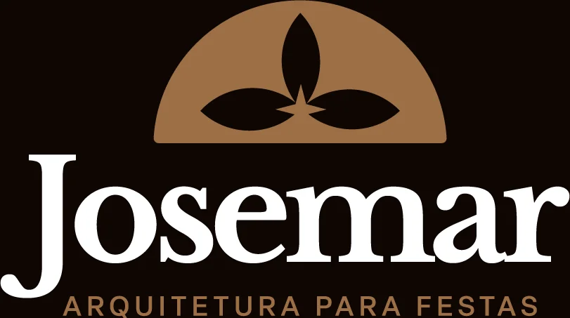 Versão simplificada do símbolo Josemar Balz em dourado sobre fundo preto